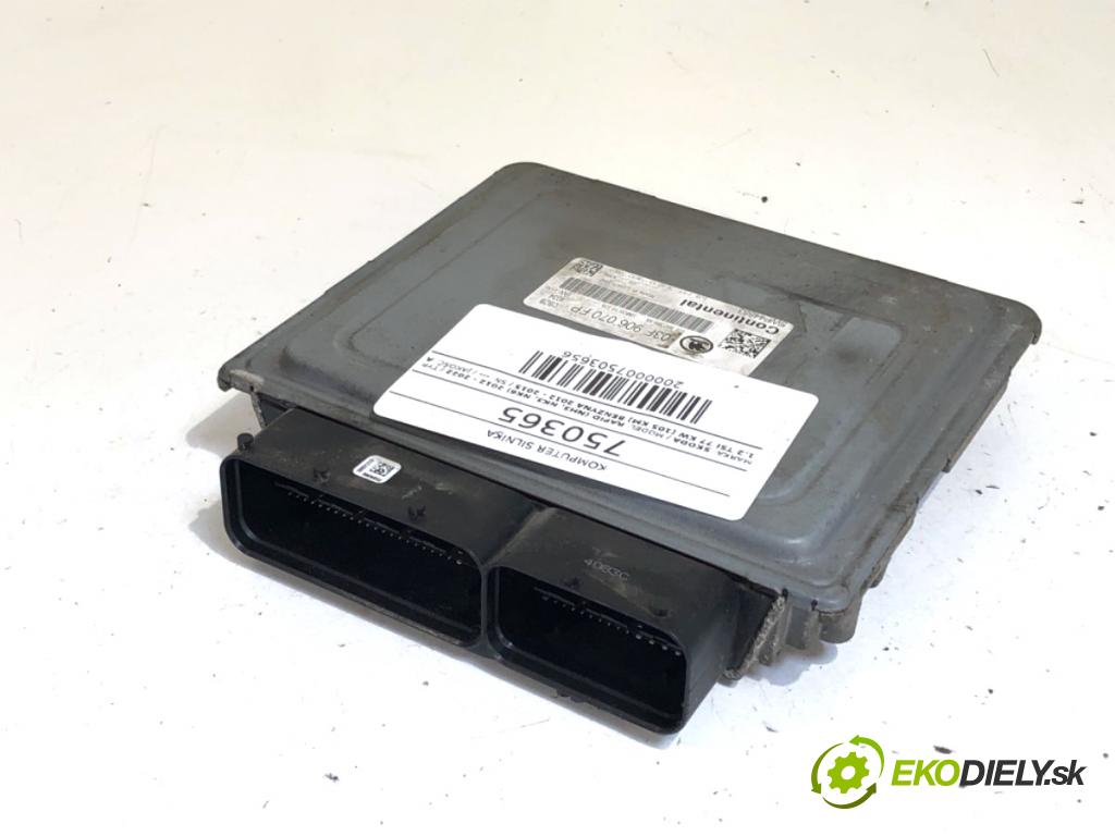 SKODA RAPID liftback 2013 77 kW 1.2 TSI 1197 riadiaca jednotka Motor 03F906070FP (Riadiaca jednotka)