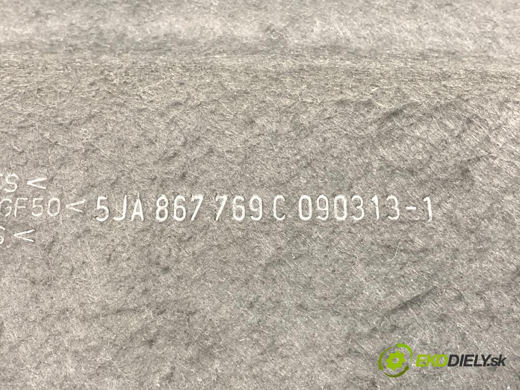 SKODA RAPID liftback 2013 77 kW 1.2 TSI 1197 Pláto zad 5JA867769C