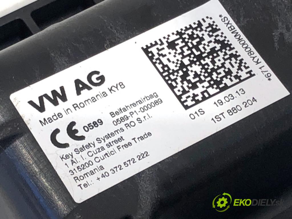 SKODA RAPID liftback 2013 77 kW 1.2 TSI 1197 AirBag spolujazdca 1ST880204 (Airbag)
