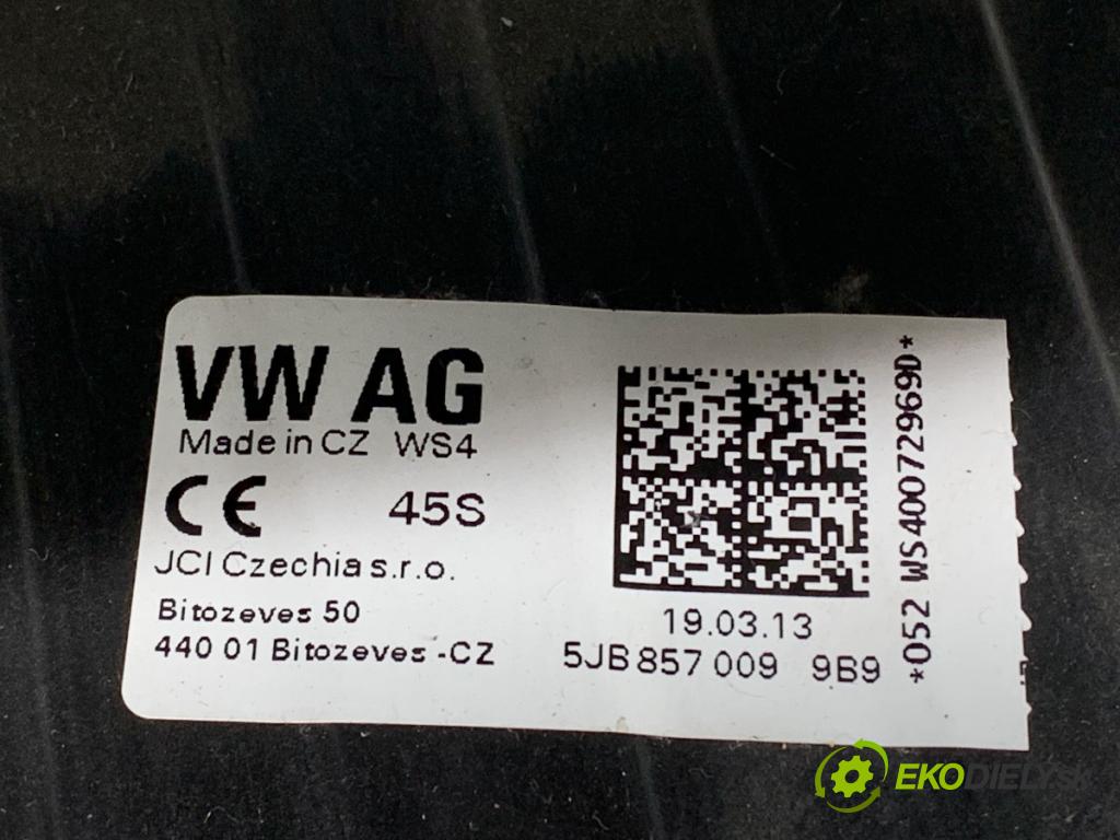 SKODA RAPID liftback 2013 77 kW 1.2 TSI 1197 palubní doska 5JB857009 (Palubní deska)