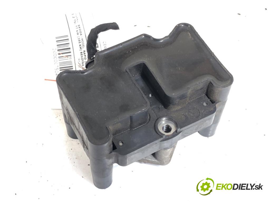 SKODA RAPID liftback 2013 77 kW 1.2 TSI 1197 Cievka zapaľovacia 032905106E (Zapaľovacia cievka)
