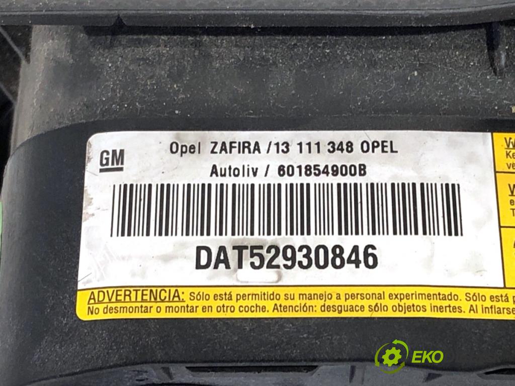 OPEL ZAFIRA B Nadwozie pełne/minivan 2005 88 kW 1.9 CDTI VAN (M75) 1910 AirBag volantu 13111348 (Airbag)