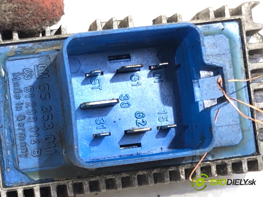 OPEL ZAFIRA B Nadwozie pełne/minivan 2005 88 kW 1.9 CDTI VAN (M75) 1910 relé sviečok žhavenia 55353011 (Relé)