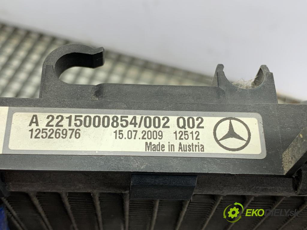 MERCEDES-BENZ W221 sedan 2010 220 kW S 400 Hybrid 3498 Chladič klimatizácie A2215000854 (Chladič klimatizácie)