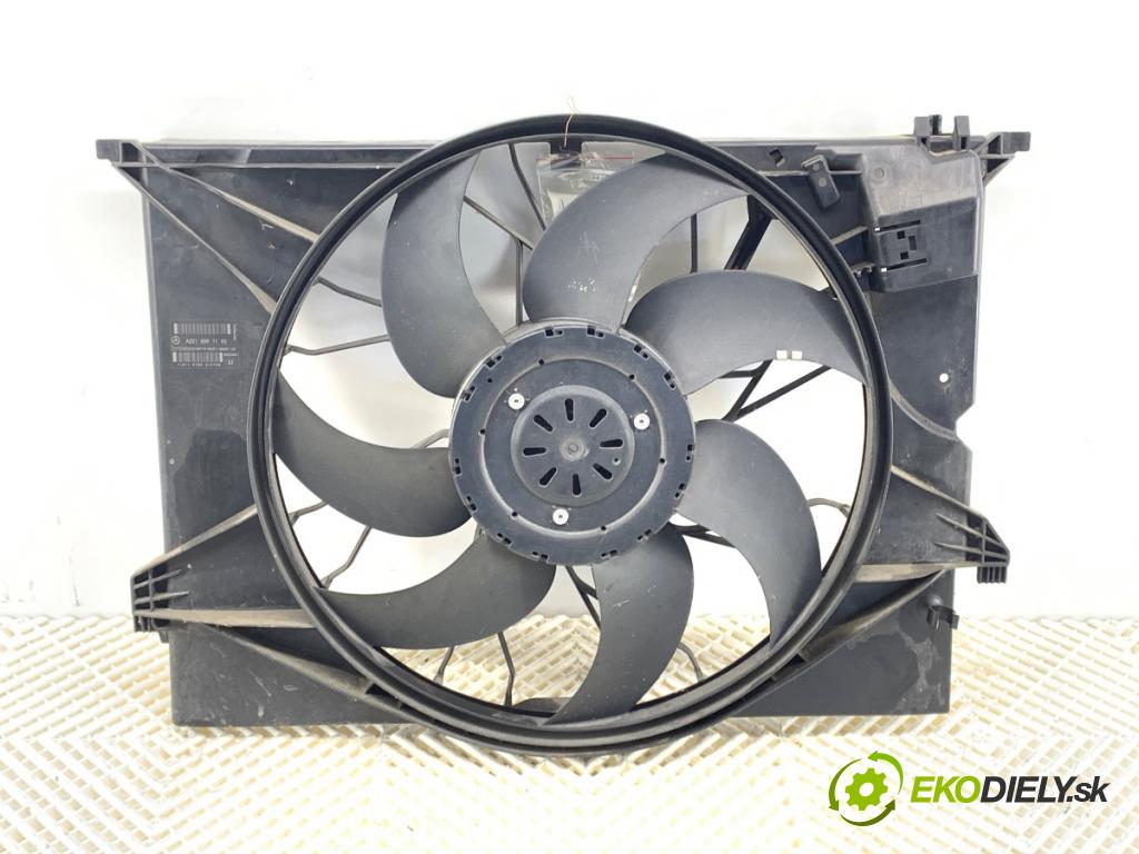 MERCEDES-BENZ W221 sedan 2010 220 kW S 400 Hybrid 3498 ventilátor chladiče A2215001193 (Ventilátor)