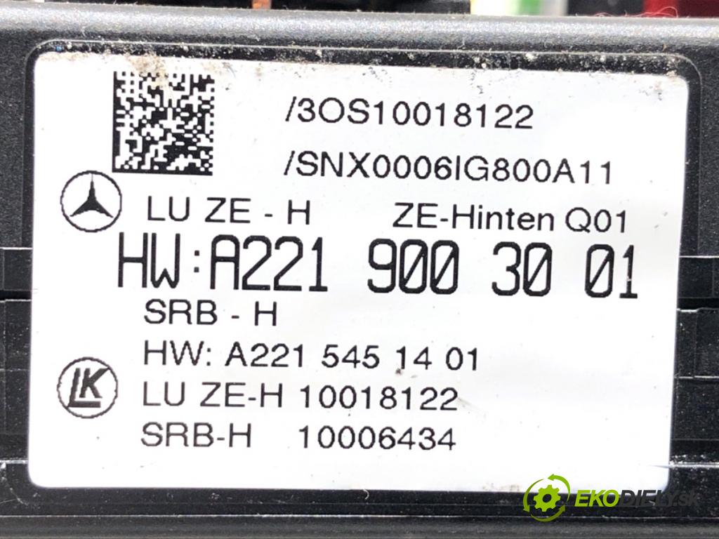 MERCEDES-BENZ W221 sedan 2010 220 kW S 400 Hybrid 3498 Modul SAM A2219003001 (Elektrosúčasti ostatné)