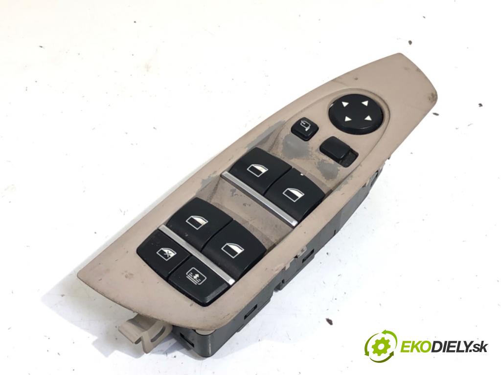 BMW F01 sedan 2008 180 kW 730 d 2993 Prepínač okien 9163611 (Prepínacie páčky pod volantom)