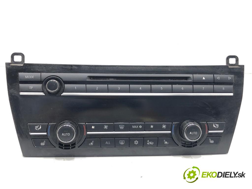 BMW F01 sedan 2008 180 kW 730 d 2993 Panel ovládania kúrenia 9202593 (Prepínacie páčky pod volantom)