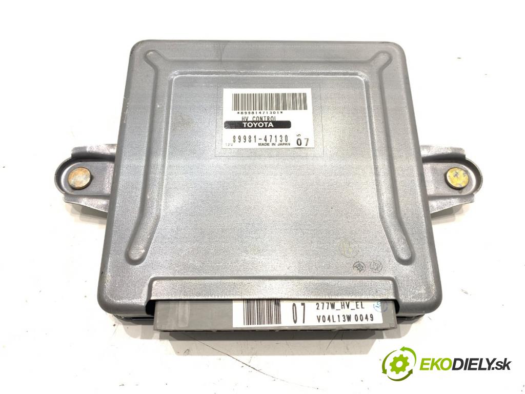 TOYOTA PRIUS II liftback 2005 57 kW 1.5 Hybrid (NHW20_) 1497 riadiaca jednotka Motor 89981-47130 (Riadiaca jednotka)