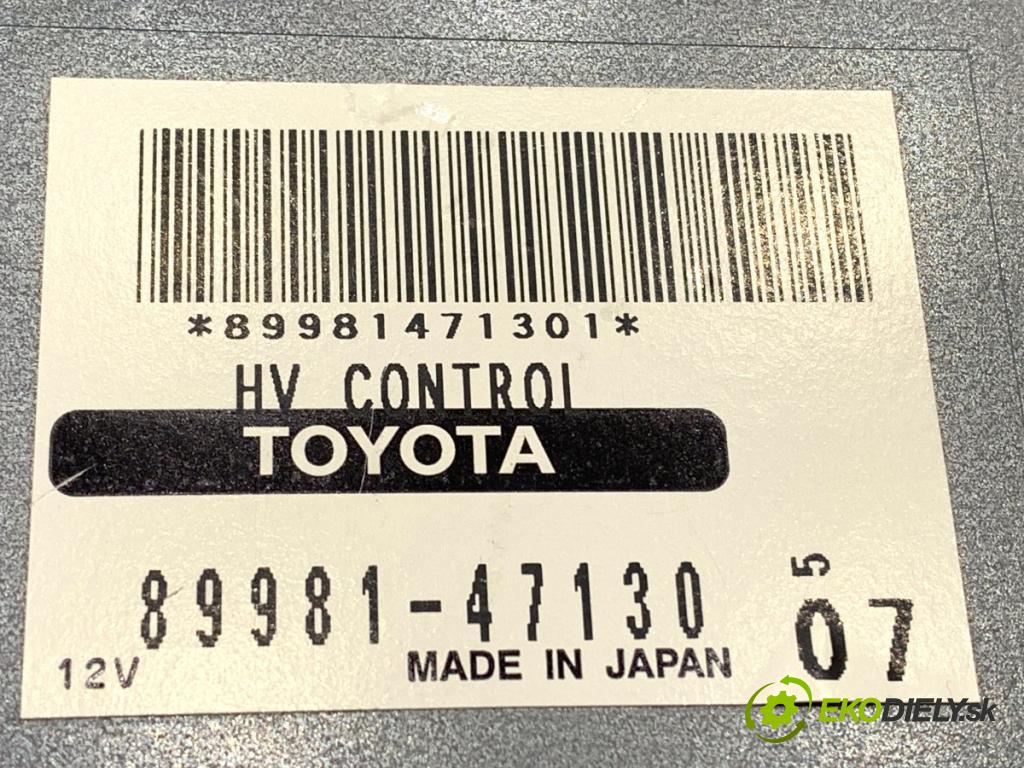 TOYOTA PRIUS II liftback 2005 57 kW 1.5 Hybrid (NHW20_) 1497 riadiaca jednotka Motor 89981-47130 (Riadiaca jednotka)