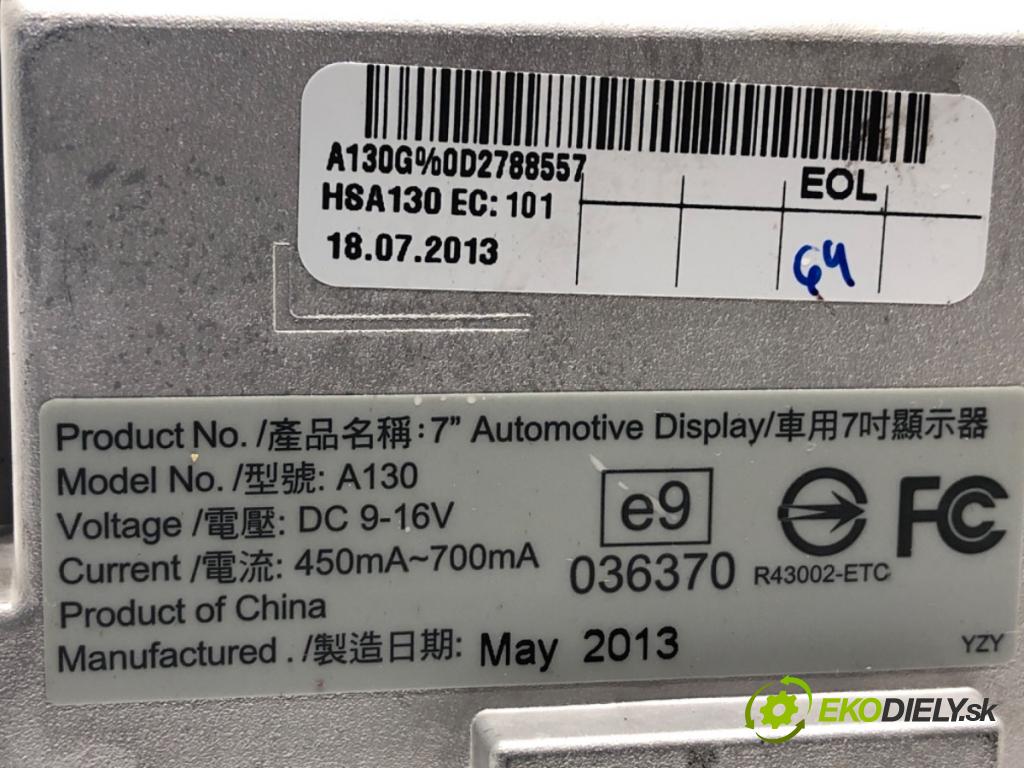 AUDI A4 B8 sedan 2013 110 kW 2.0 TDI 1968 Dislpej 8R0919604A (Prístrojová doska)