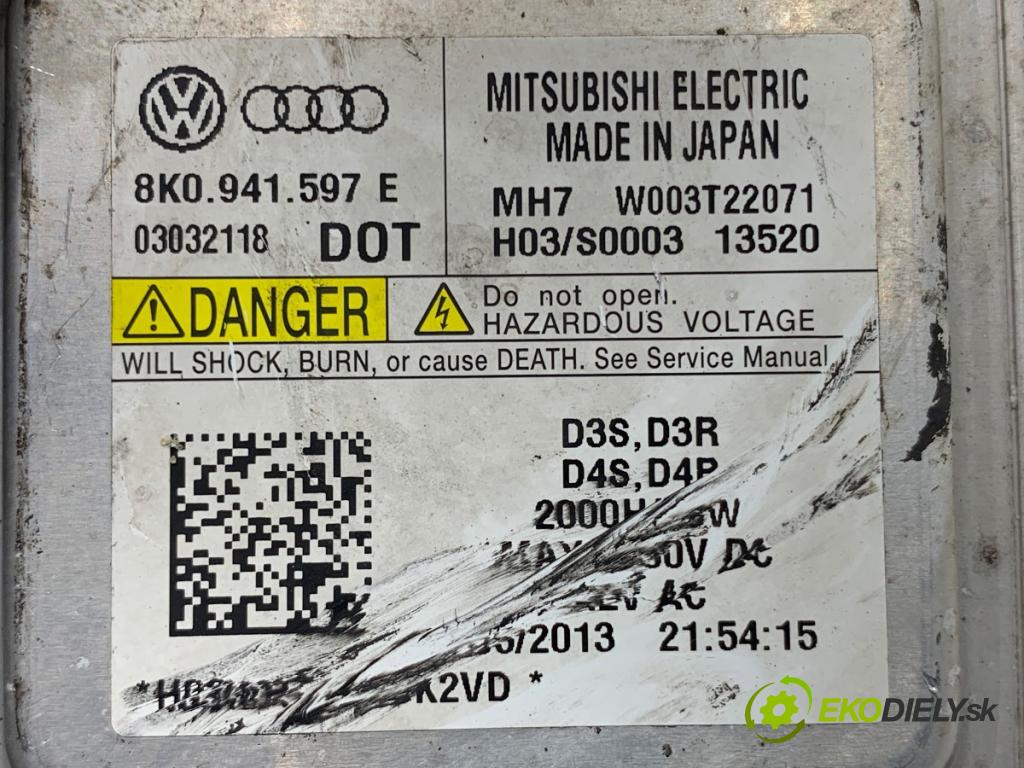 AUDI A4 B8 sedan 2013 110 kW 2.0 TDI 1968 Menič XENON 8K0941597E (Riadiaca jednotka xenónu)