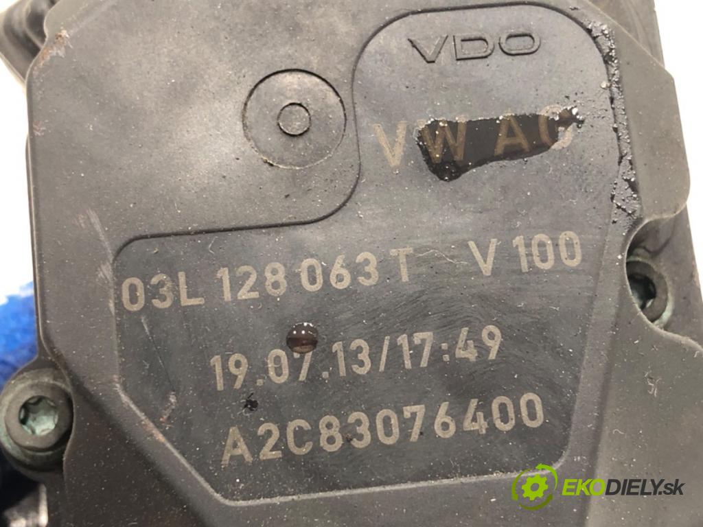 AUDI A4 B8 sedan 2013 110 kW 2.0 TDI 1968 Škrtiaca klapka 03L128063T (Škrtiaca klapka)