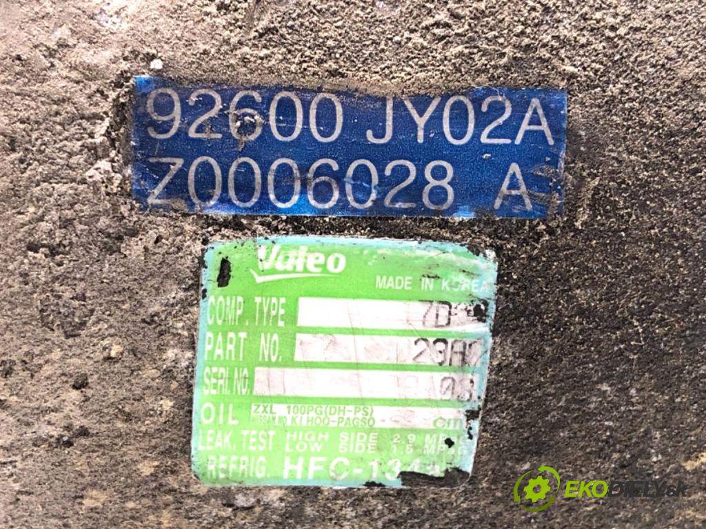 RENAULT KOLEOS I SUV 2008 110 kW 2.0 dCi (HY0K) 1995 Kompresor klimatizácie 92600JY02A (Kompresor klimatizácie)