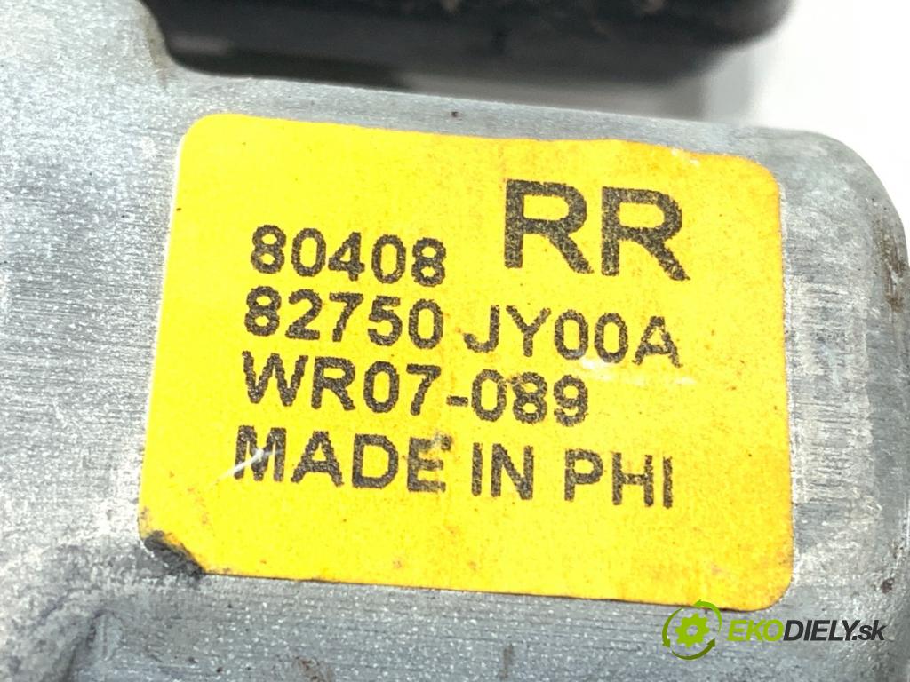 RENAULT KOLEOS I SUV 2008 110 kW 2.0 dCi (HY0K) 1995 mechanismus okna pravý zadní část 82750JY00A