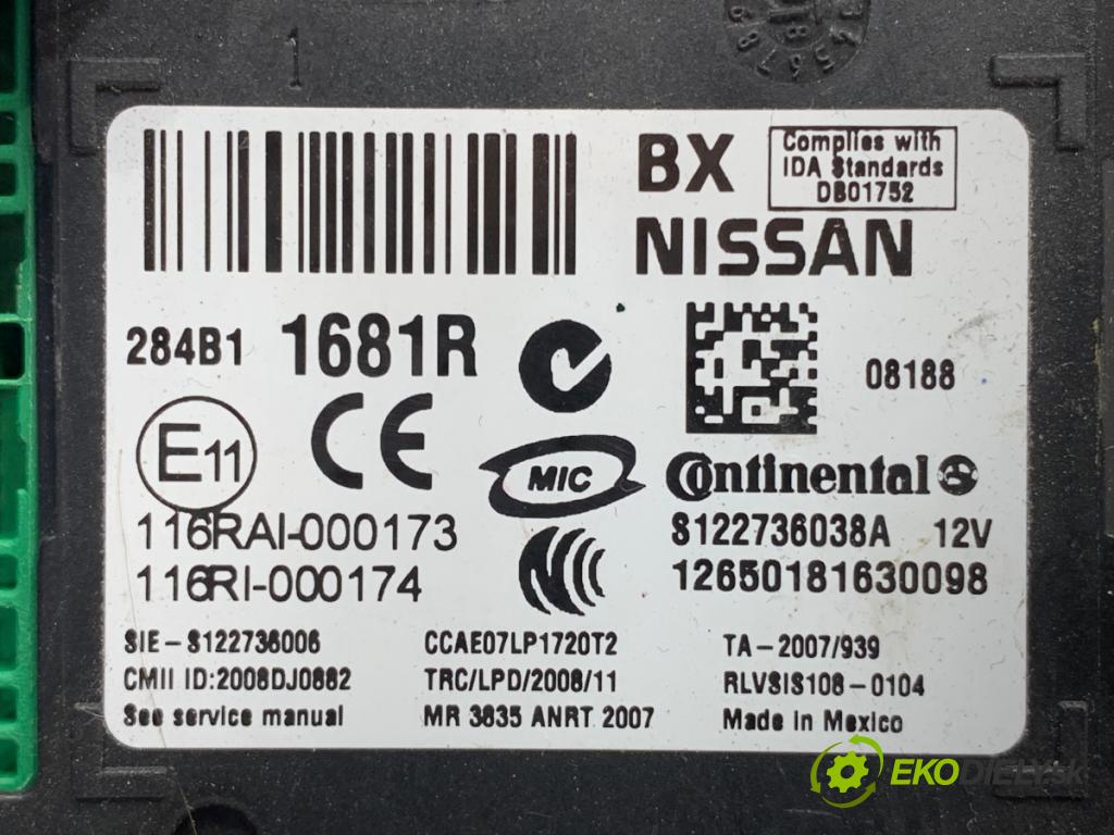 RENAULT KOLEOS I SUV 2008 110 kW 2.0 dCi (HY0K) 1995 Modul komfortu 284B11681R (Modul komfortu)