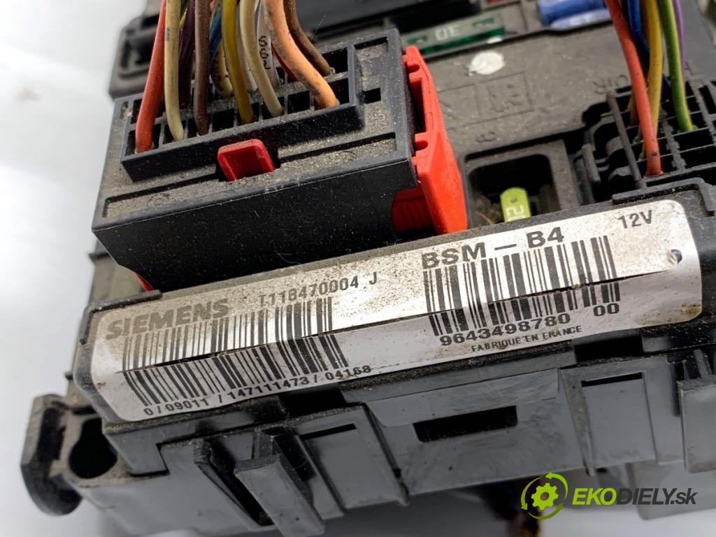 CITROEN C2 liftback 2004 44 kW 1.1 1124 Modul BSM 9643498780 (Riadiaca jednotka ostatné)