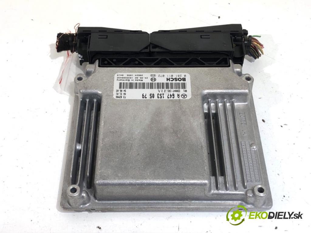 MERCEDES-BENZ W211 sedan 2002 130 kW E 270 CDI (211.016) 2685 riadiaca jednotka Motor A6471530579 (Riadiaca jednotka)