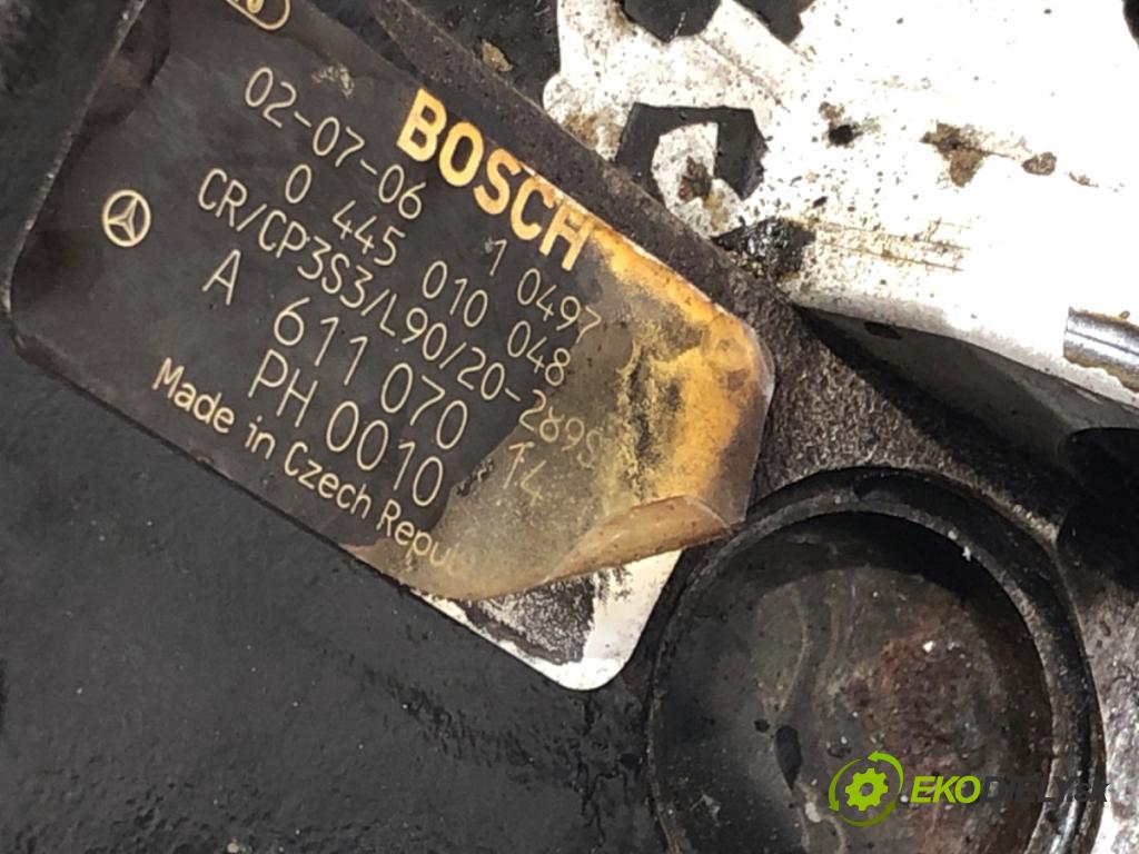 MERCEDES-BENZ W211 sedan 2002 130 kW E 270 CDI (211.016) 2685 Pumpa vstrekovacia 0445010048 (Vstrekovacie čerpadlo)