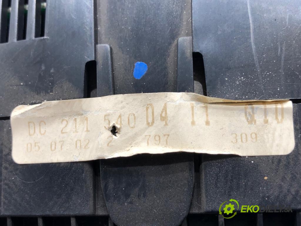 MERCEDES-BENZ W211 sedan 2002 130 kW E 270 CDI (211.016) 2685 Prístrojovka 2115400411 (Prístrojová doska)