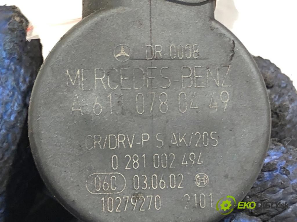 MERCEDES-BENZ W211 sedan 2002 130 kW E 270 CDI (211.016) 2685 Snímač tlaku paliva 0281002494 (Snímač)