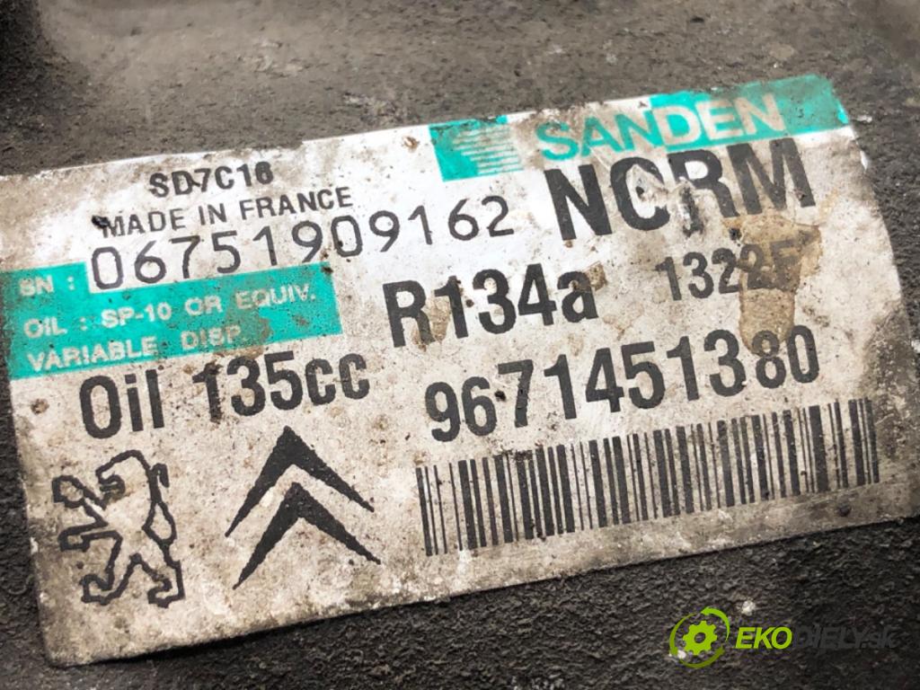 PEUGEOT 508 SW I Kombi 2011 120 kW 2.0 HDi 1997 Kompresor klimatizácie 9671451380 (Kompresor klimatizácie)