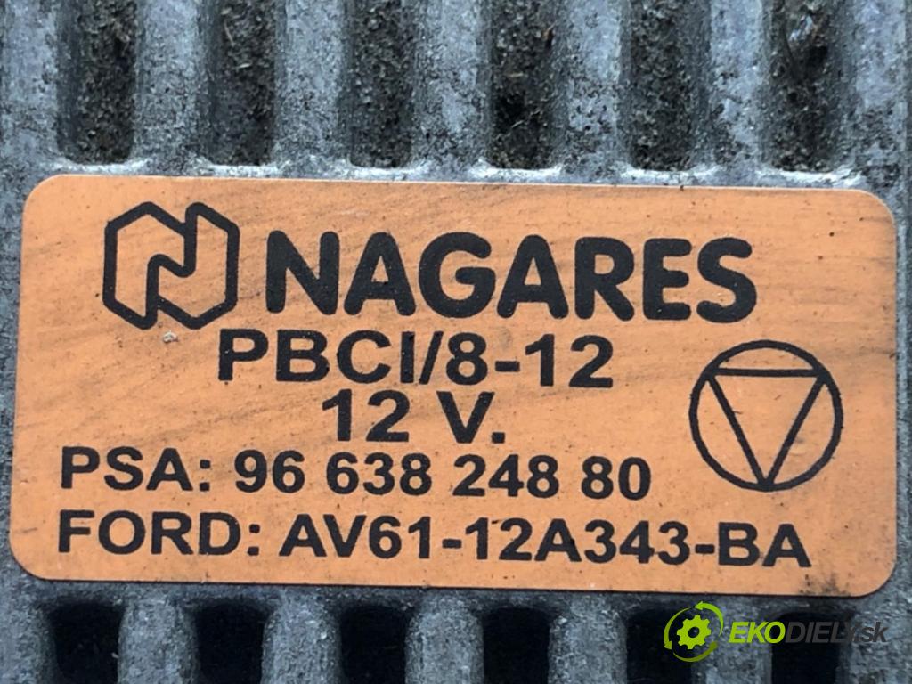 PEUGEOT 508 SW I Kombi 2011 120 kW 2.0 HDi 1997 relé sviečok žhavenia 9663824880 (Relé)