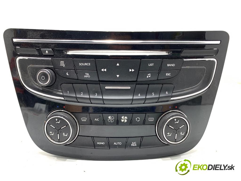 PEUGEOT 508 SW I Kombi 2011 120 kW 2.0 HDi 1997 Panel ovládania kúrenia  (Prepínacie páčky pod volantom)