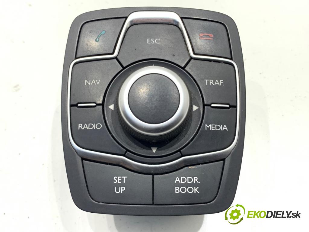 PEUGEOT 508 SW I Kombi 2011 120 kW 2.0 HDi 1997 Panel ovládania radia 9665668380 (Prepínacie páčky pod volantom)