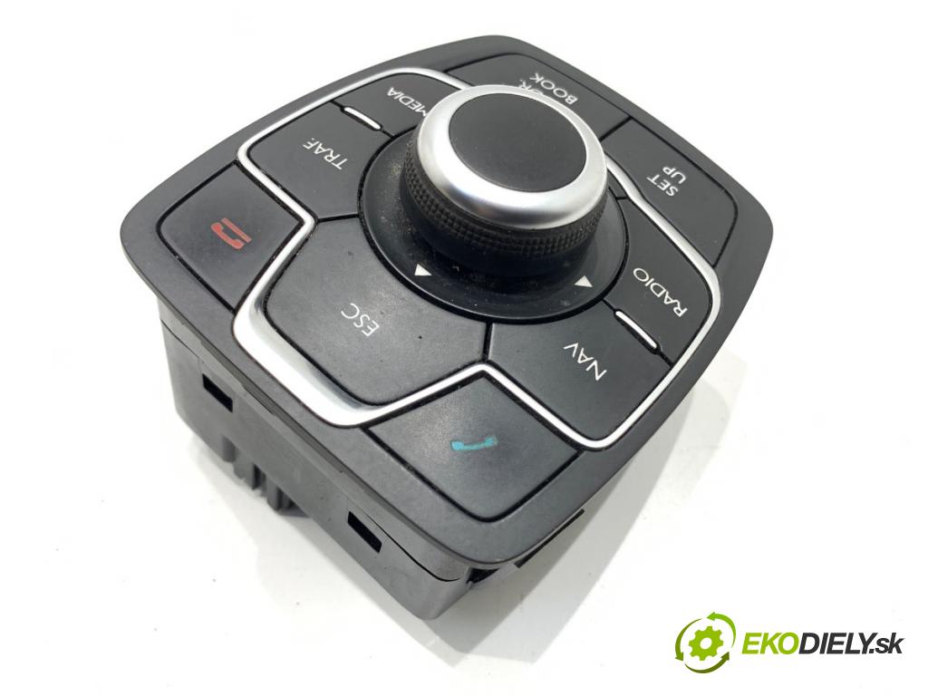 PEUGEOT 508 SW I Kombi 2011 120 kW 2.0 HDi 1997 Panel ovládania radia 9665668380 (Prepínacie páčky pod volantom)