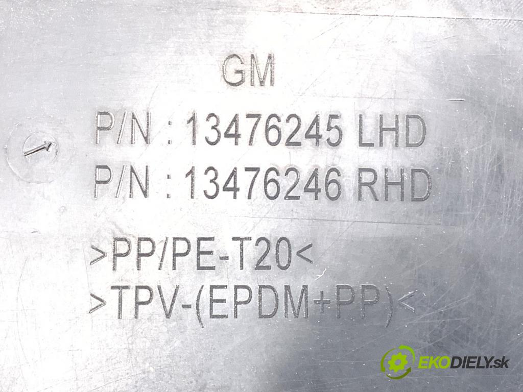 OPEL CROSSLAND SUV 2021 96 kW 1.2 (75) 1199 Torpédo, plast pod čelné okno 13476245 (Torpédo (plast pod čelným sklom))