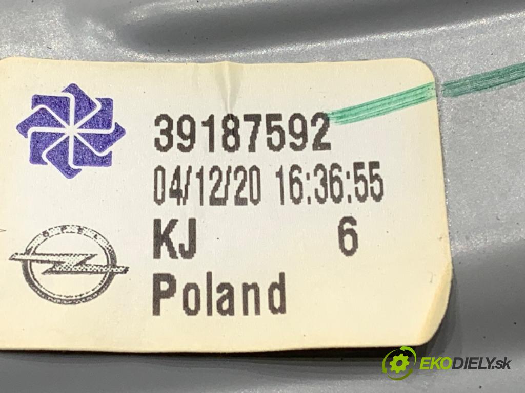OPEL CROSSLAND SUV 2021 96 kW 1.2 (75) 1199 mechanismus okna pravý zadní část 39187592