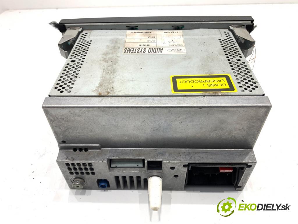 FORD FOCUS C-MAX nadwozie wielkoprzestrzenne (MPV) 2004 80 kW 1.6 TDCi 1560 RADIO 4M5T18K931CA (Audio zariadenie)