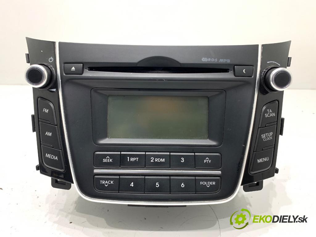 HYUNDAI i30 liftback 2013 66 kW 1.4 CRDi 1396 RADIO 96170-A6200GU (Audio zariadenie)