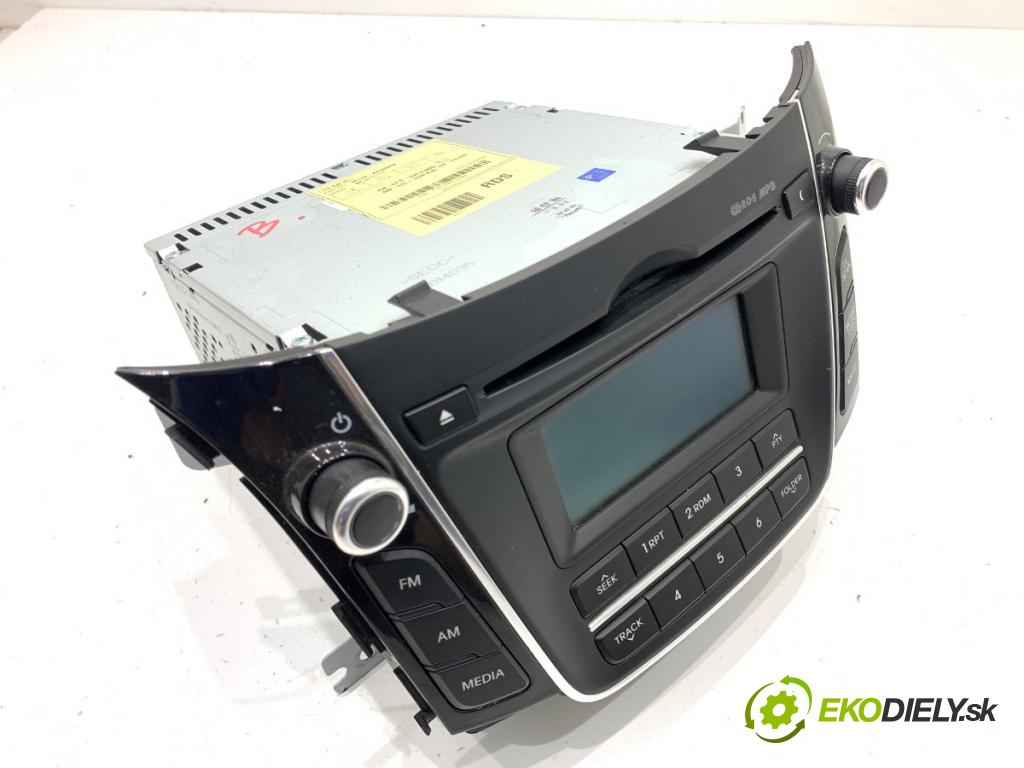 HYUNDAI i30 liftback 2013 66 kW 1.4 CRDi 1396 RADIO 96170-A6200GU (Audio zariadenie)