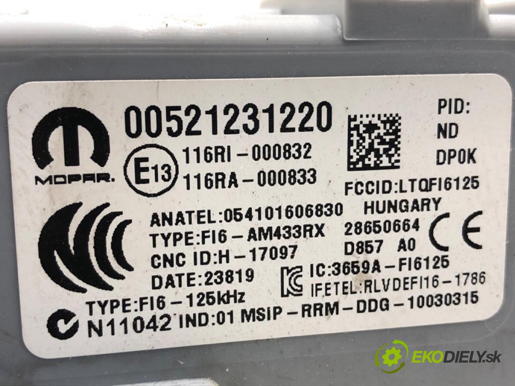 FIAT FIORINO III Nadwozie pełne/minivan 2019 57 kW 1.4 (225AXA1A, 225BXA1A) 1368 modul BSI 00521231220 (Pojistková skříňka)