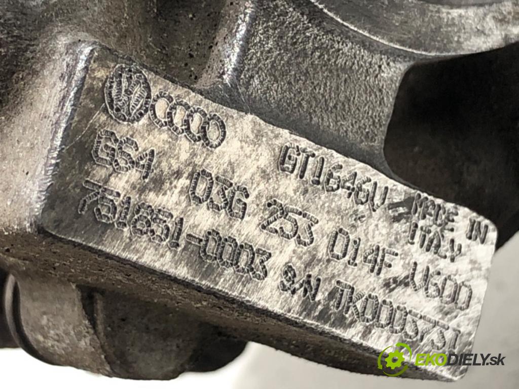 VW GOLF V Kombi 2007 77 kW 1.9 TDI 1896 turbo 03G253014F (Kompletní turbodmychadlo)