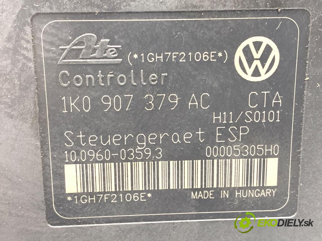 VW GOLF V Kombi 2007 77 kW 1.9 TDI 1896 Pumpa ABS 1K0907379AC (Pumpa ABS)