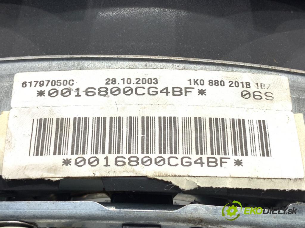VW GOLF V Kombi 2007 77 kW 1.9 TDI 1896 AirBag volantu 1K0880201B (Airbag)