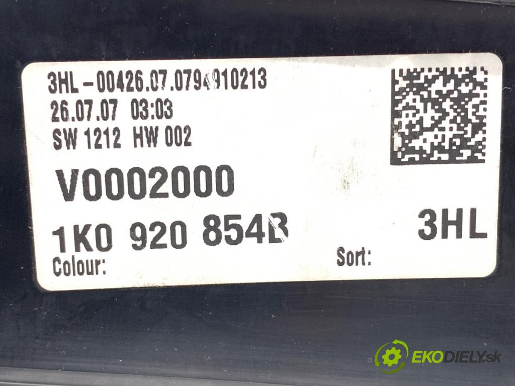 VW GOLF V Kombi 2007 77 kW 1.9 TDI 1896 Prístrojovka 1K0920854B (Prístrojová doska)