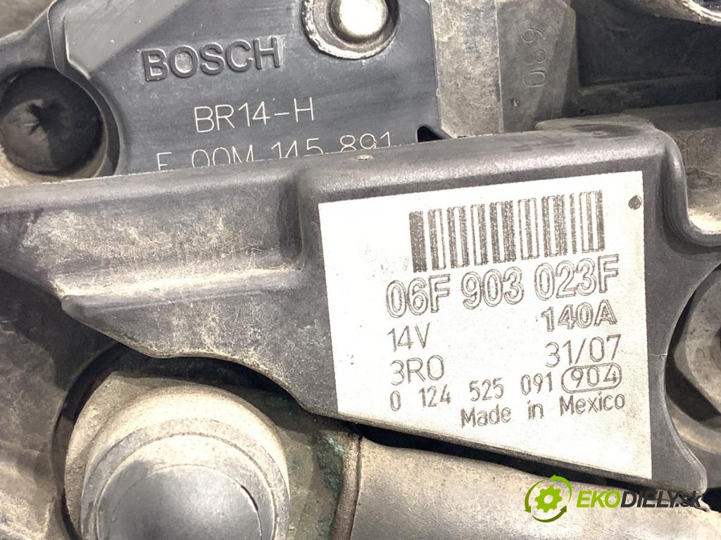 VW GOLF V Kombi 2007 77 kW 1.9 TDI 1896 Alternátor 06F903023F (Alternátor)