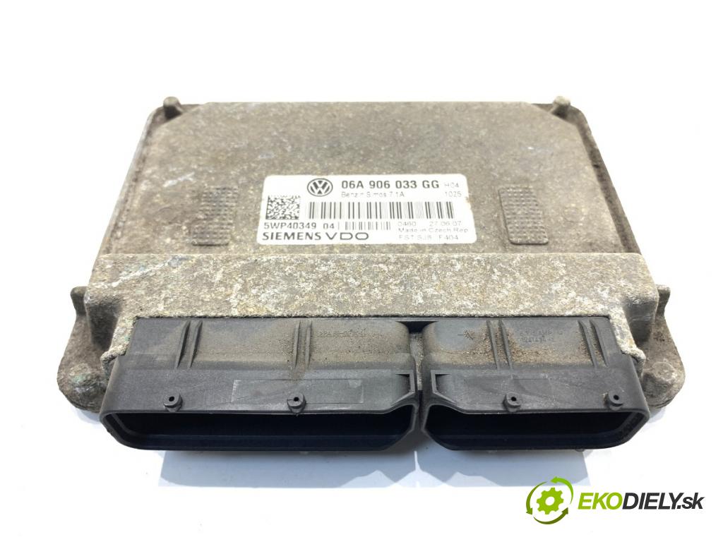 VW GOLF V Kombi 2007 75 kW 1.6 1595 riadiaca jednotka Motor 06A906033GG (Riadiaca jednotka)