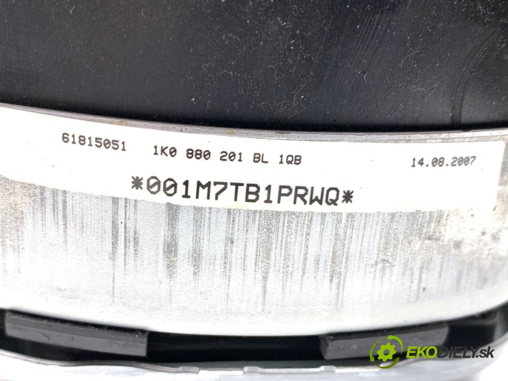 VW GOLF V Kombi 2007 75 kW 1.6 1595 AirBag volantu 1K0880201BL (Airbag)