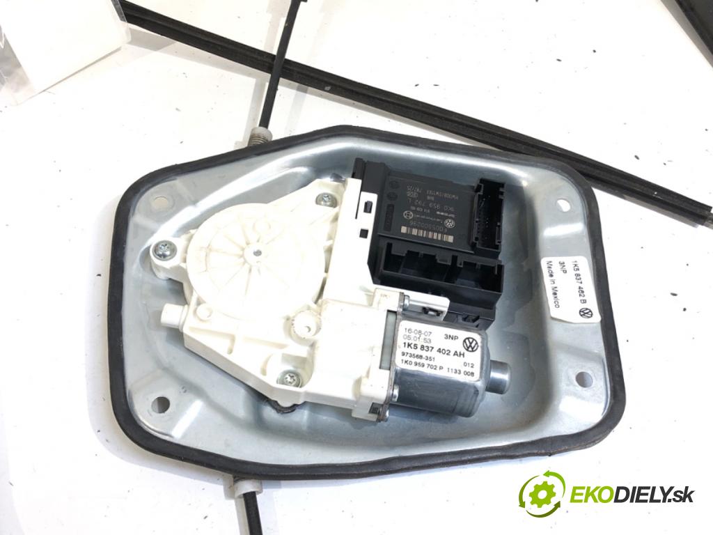 VW GOLF V Kombi 2007 75 kW 1.6 1595 mechanismus okna pravý přední část 1K5837402AH