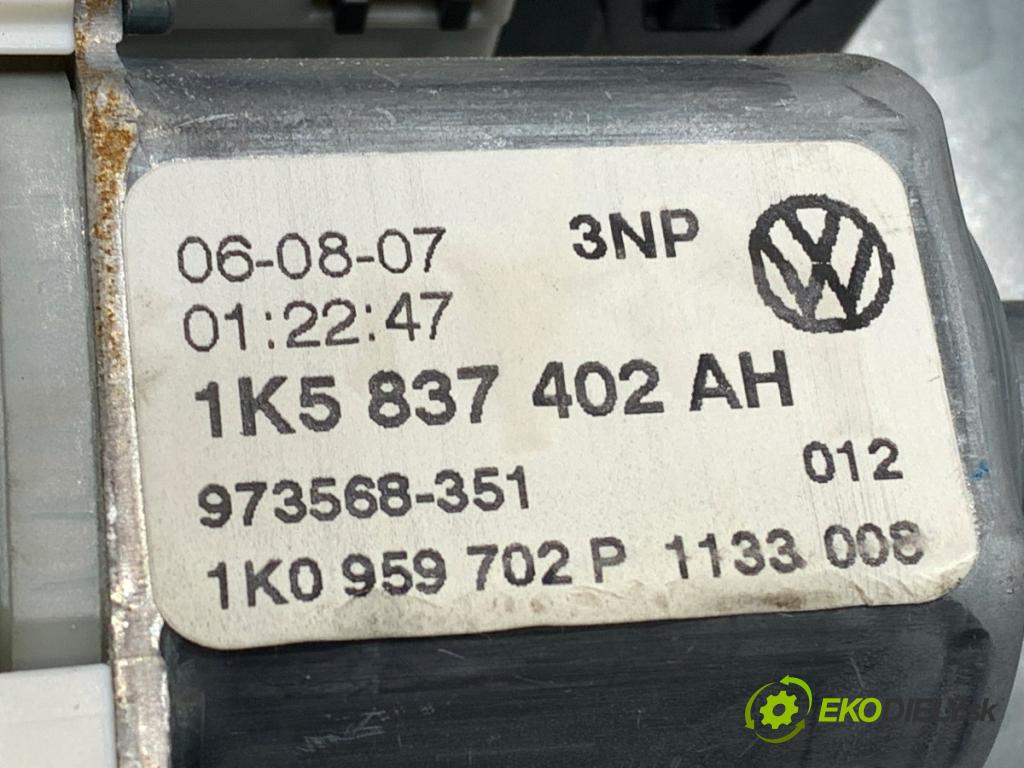 VW GOLF V Kombi 2007 77 kW 1.9 TDI 1896 mechanismus okna pravý přední část 1K5837402AH