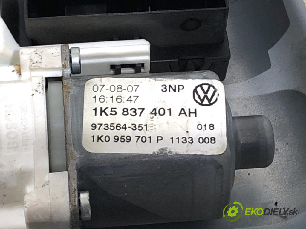 VW GOLF V Kombi 2007 75 kW 1.6 1595 mechanismus okna levý přední část 1K5837401AH