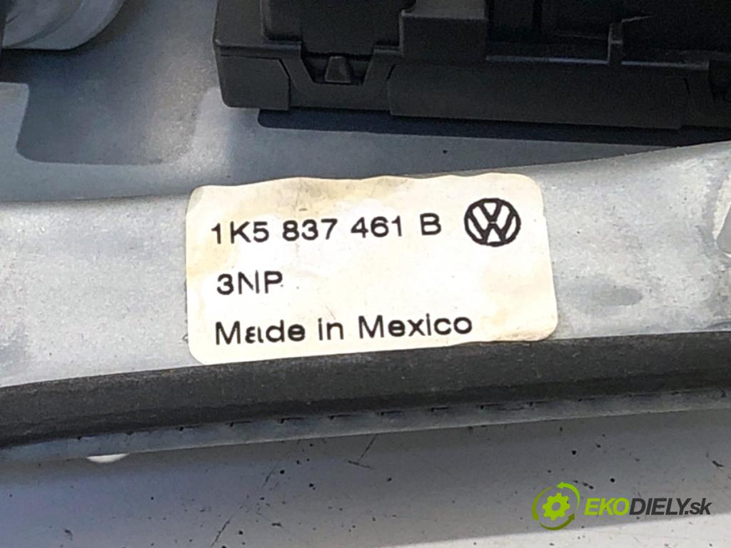 VW GOLF V Kombi 2007 75 kW 1.6 1595 mechanismus okna levý přední část 1K5837401AH