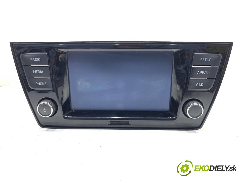 SKODA FABIA III liftback 2018 55 kW 1.0 999 RADIO 6V0035871J (Audio zariadenie)