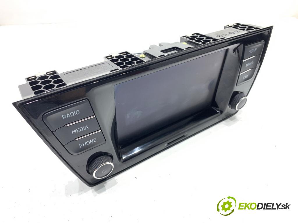 SKODA FABIA III liftback 2018 55 kW 1.0 999 RADIO 6V0035871J (Audio zariadenie)