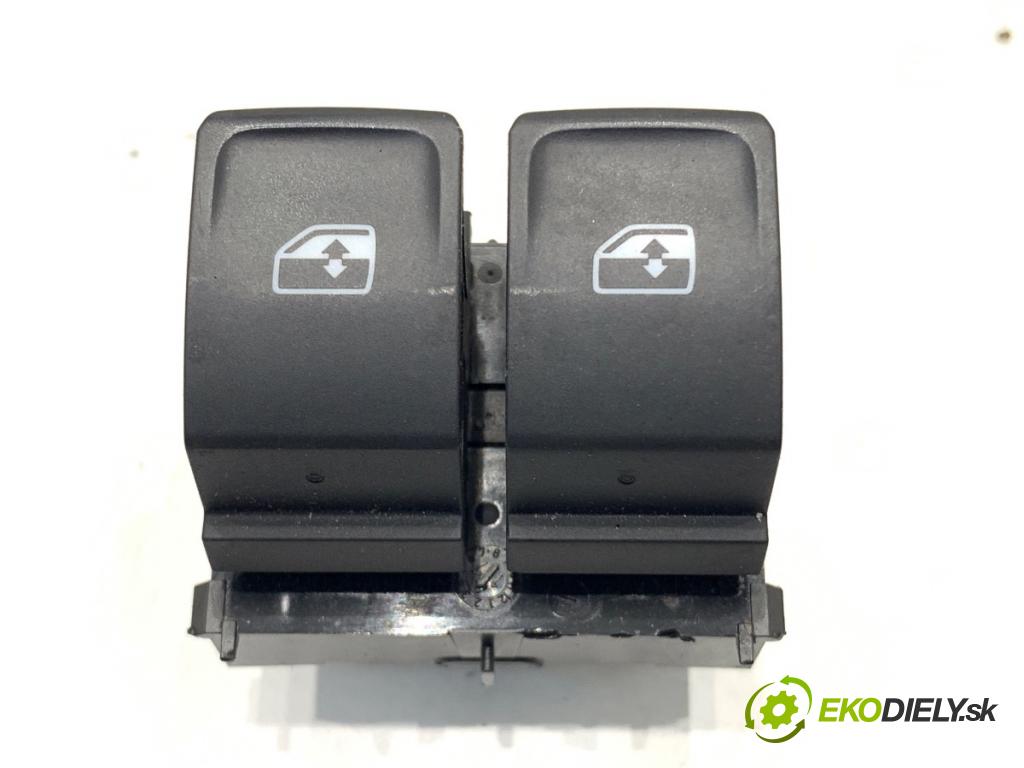 SKODA FABIA III liftback 2018 55 kW 1.0 999 Prepínač okien 5E0959858A (Prepínacie páčky pod volantom)